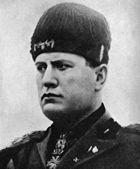 Images Dated 3rd September 2007: Benito Mussolini (1883-1945), Italian fascist dictator, 1922 (1936)