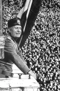 Benito Mussolini (1883-1945), Italian fascist dictator