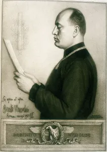Information Prints: Benito Mussolini, 1925