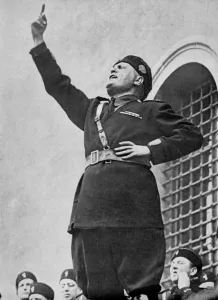 Youth Prints: Benito Mussolini, Italian fascist dictator, c1930s