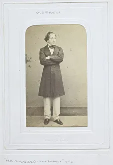 We Kilburn Prints: Benjamin Disraeli, 1860-69. Creator: William Edward Kilburn