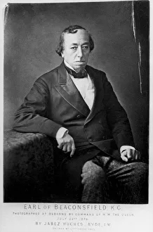 Disraeli Prints: Benjamin Disraeli, 1st Earl of Beaconsfield (1804-1881)