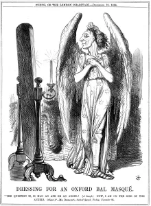 Disraeli Prints: Benjamin Disraeli, British Conservative, cartoon from Punch, 1864. Artist: John Tenniel