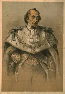 Chain Of Office Gallery: Benjamin Disraeli, c1870. Creator: Unknown