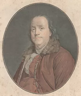 Janinet Jean Fran And Xe7 Gallery: Benjamin Franklin, 1789. Creator: Jean Francois Janinet