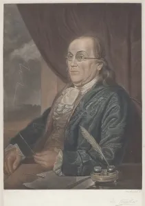 Peale Charles Willson Prints: Benjamin Franklin, 1901. Creator: Max Rosenthal