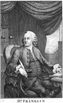 Benjamin Franklin, American scientist, inventor and statesman, late 18th century