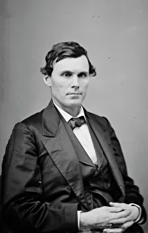 Glass Negatives 1850 1870 Gmgpc Gallery: Benjamin Franklin Harding, between 1855 and 1865. Creator: Unknown