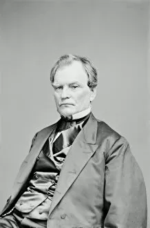 Attorney Gallery: Benjamin Franklin Wade of Ohio, between 1855 and 1865. Creator: Unknown