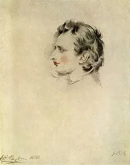 Benjamin Robert Gallery: Benjamin Haydon, 1816, (1943). Creator: George Henry Harlow