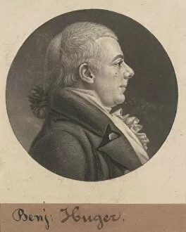 The Carolinas Gallery: Benjamin Huger, 1805. Creator: Charles Balthazar Julien Févret de Saint-Mémin