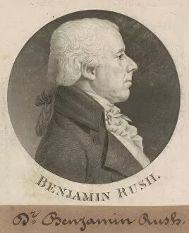 Reformer Collection: Benjamin Rush, 1802. Creator: Charles Balthazar Julien Fevret de Saint-Memin