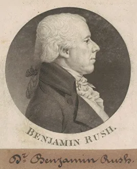 Declaration Prints: Benjamin Rush, 1802. Creator: Charles Balthazar Julien Fevret de Saint-Memin
