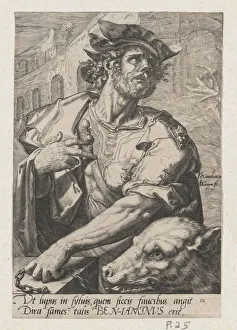 Gheyn Jacques De Ii Prints: Benjamin, from The Twelve Sons of Jacob. Creator: Jacques de Gheyn II