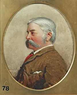 Benjamin Williams Leader, Self Portrait, 1884. Creator: Benjamin Williams Leader