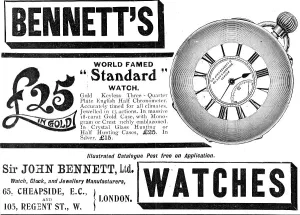 Watch Prints: Bennett's world famed Standard watch, 1909. Creator: Unknown
