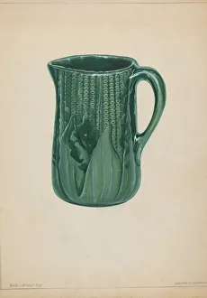 Bennington Gallery: Bennington Pitcher, c. 1937. Creator: Howard H. Sherman