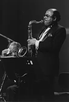 Benny Golson, Lionel Hampton and his Golden Men of Jazz, North Sea Jazz Festival, 1994. Creator: Brian Foskett