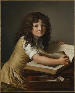 Girodet De Roucy Trioson Gallery: Benoit Agnes Trioson with a book