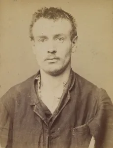 Arrested Collection: Benoit. Antoine. 29 ans, ne a Paris Xle. Journalier. Anarchiste, vagabondage