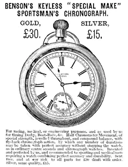 Timer Prints: Benson's Keyless 'Special Make' Sportsman's Chronograph
