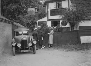 Bentley Prints: Bentley 4-seater tourer, St Albans, Hertfordshire, c1920s. Artist: Bill Brunell
