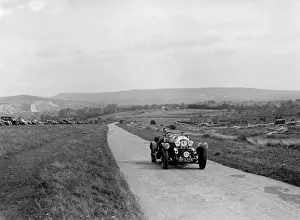 Racing Car Prints: Bentley of Captain CHD Berthon competing at the Lewes Speed Trials, Sussex, 1938