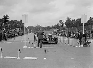 Swac Prints: Bentley saloon of JP Agnew competing in the South Wales Auto Club Welsh Rally, 1937 Artist