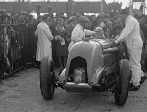 Bentley Boys Gallery: Bentley single-seater of Tim Birkin, winner of a race at a BARC meeting, Brooklands, 1930