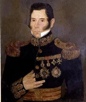 Silva Collection: Bento Goncalves da Silva (1788-1847), Gaucho revolutionary, leader of the Ragamuffin War