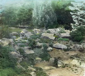 Benvenuto, Robert Pim Butchart house, 800 Benvenuto Lane, Central Saanich, Canada, 1923. Creator: Frances Benjamin Johnston. Benvenuto, Robert Pim Butchart house, 800 Benvenuto Lane, Central Saanich, Canada, 1923