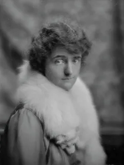 Stole Prints: Benziger, Miss, portrait photograph, 1915. Creator: Arnold Genthe