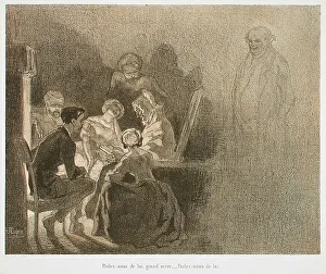 Uylenspiegel Prints: Béranger, 1857. Creator: Félicien Rops
