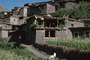 Berber Prints: Berber village of Around