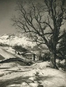 Tyre Track Prints: Berchtesgaden: Hinter-Gern - Untersberg, 1931. Artist: Kurt Hielscher