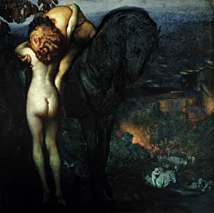Nestor Prints: Berenice, 1909. Creator: Nestor, (Nestor Martin-Fernandez de la Torre) (1887-1938)