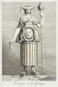 Bergère à la Grecque, 1771. Creator: Bossi