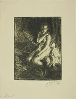 Dunald Mill Hole Prints: Berit, 1905. Creator: Anders Leonard Zorn
