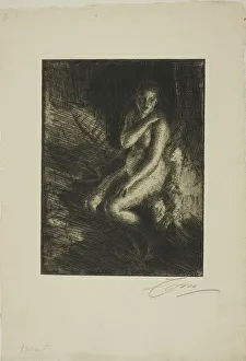 Dunald Mill Hole Prints: Berit, 1905. Creator: Anders Leonard Zorn