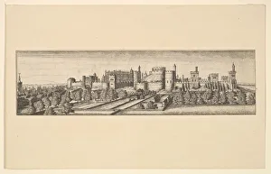 Berkshire, with Windsor Castle, after 1666. Creator: Unknown Berkshire, with Windsor Castle, after 1666. Creator: Unknown
