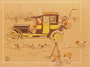 Campfire Prints: A Berliet car in Chicago, America