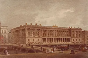 The Berlin Stock Exchange at the Burgstrasse, End 1860s-Early 1870s. Artist: Anonymous The Berlin Stock Exchange at the Burgstrasse, End 1860s-Early 1870s. Artist: Anonymous
