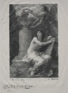 A Berlioz. Creator: Henri Fantin-Latour (French, 1836-1904)