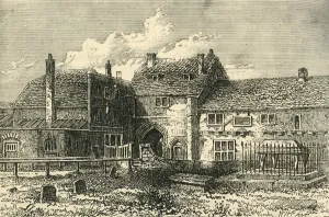 Publisher Prints: Bermondsey Abbey, 1790, (c1878). Creator: Unknown