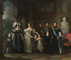 Bernadotte's Family Table, 1837. Creator: Fredric Westin