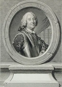 Johann Georg Wille Prints: Bernard Belidor, 1750. Creator: Johann Georg Wille