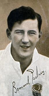 Autograph Gallery: Bernard Gadney (1909- 2000), English rugby union footballer, 1935