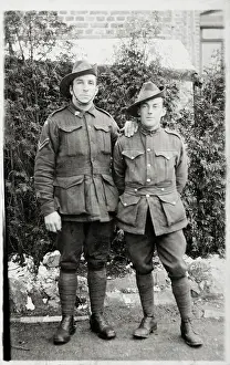 Friends Prints: Bernard Laurence Barney Nugent and friend Robert Bob Waugh, Christmas 1917