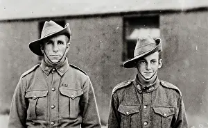 Friends Prints: Bernard Laurence Barney Nugent and Robert Bob Waugh, Christmas 1917