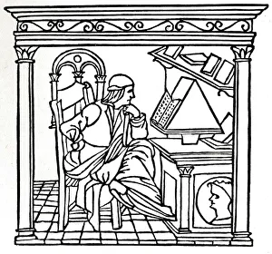 Studying Prints: Bernardo Bellincioni (1452-1492), Italian poet, 1493, (1917)